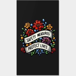 Lifesaving Approach -Safety measures protect lives Posters and Art